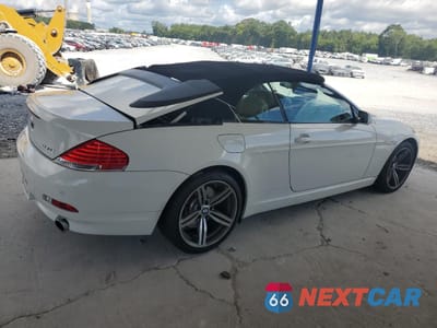 Trzecie zdjęcie samochodu z tyłu: 2007 BMW 650 I VIN:WBAEK135X7CN83471 - miniatura