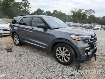 Czwarte zdjęcie samochodu z boku: 2021 FORD EXPLORER XLT VIN:1FMSK7DH3MGB39138 - miniatura