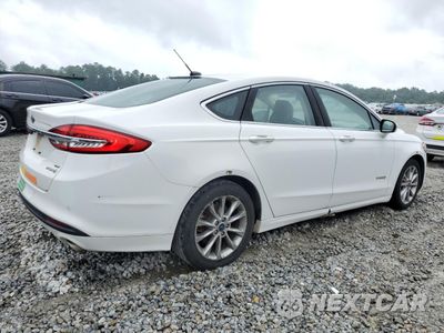 Trzecie zdjęcie samochodu z tyłu: 2017 FORD FUSION SE HYBRID VIN:3FA6P0LU7HR409621 - miniatura