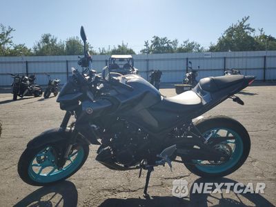Trzecie zdjęcie samochodu z tyłu: 2024 YAMAHA MT-03 VIN:MH3RH20Y8RK012627 - miniatura