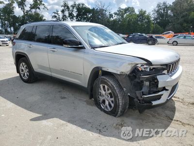 Czwarte zdjęcie samochodu z boku: 2022 JEEP GRAND CHEROKEE LIMITED VIN:1C4RJGBG2N8570730 - miniatura