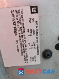Zdjęcie 12 z 14 samochodu: 2001 CHEVROLET IMPALA LS VIN:2G1WH55K819255800 - miniatura