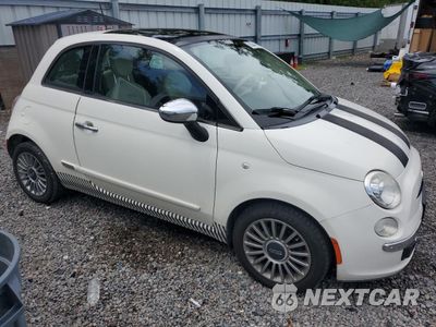 Czwarte zdjęcie samochodu z boku: 2012 FIAT 500 LOUNGE VIN:3C3CFFCR9CT366382 - miniatura