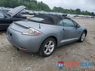 Trzecie zdjęcie samochodu z tyłu: 2007 MITSUBISHI ECLIPSE SPYDER GS VIN:4A3AL25F77E009681 - miniatura