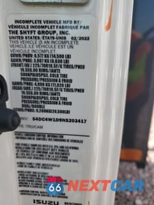 Zdjęcie 13 z 13 samochodu: 2022 ISUZU NPR HD - TRUCKS VIN:54DC4W1D9NS203417 - miniatura
