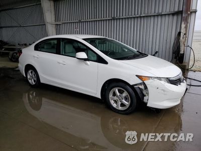 Czwarte zdjęcie samochodu z boku: 2012 HONDA CIVIC NATURAL GAS VIN:19XFB5F57CE002764 - miniatura