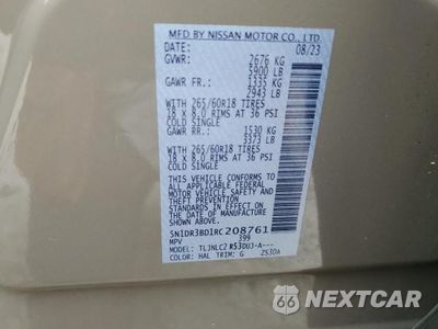 Zdjęcie 13 z 13 samochodu: 2024 NISSAN PATHFINDER ROCK CREEK VIN:5N1DR3BD1RC208761 - miniatura