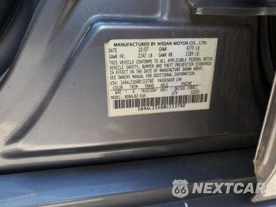 Zdjęcie 13 z 15 samochodu: 2008 NISSAN ALTIMA 2.5 VIN:1N4AL21E68C153760 - miniatura