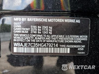 Zdjęcie 12 z 12 samochodu: 2017 BMW 540 XI VIN:WBAJE7C35HG479214 - miniatura