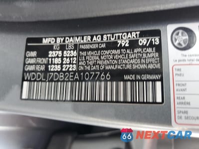 Zdjęcie 12 z 12 samochodu: 2014 MERCEDES-BENZ CLS 550 VIN:WDDLJ7DB2EA107766 - miniatura