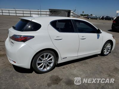 Trzecie zdjęcie samochodu z tyłu: 2012 LEXUS CT 200 VIN:JTHKD5BH6C2047649 - miniatura
