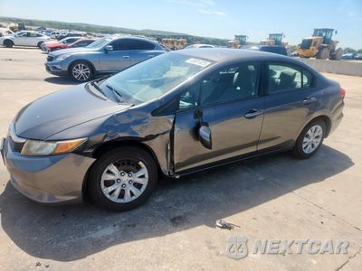 2012 HONDA CIVIC LX 2HGFB2F58CH537705 - główne zdjęcie licytacji z USA - miniatura