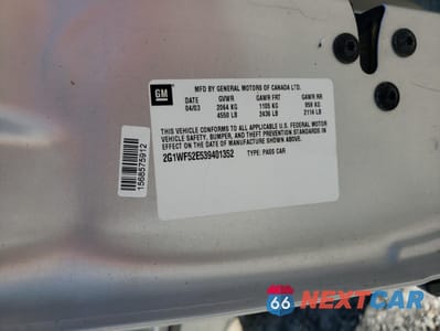 Zdjęcie 12 z 14 samochodu: 2003 CHEVROLET IMPALA VIN:2G1WF52E539401352 - miniatura