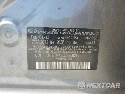 Zdjęcie 12 z 13 samochodu: 2013 HYUNDAI ELANTRA GLS VIN:5NPDH4AE5DH288294 - miniatura
