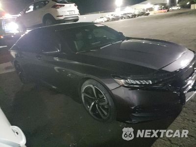 Czwarte zdjęcie samochodu z boku: 2019 HONDA ACCORD SPORT VIN:1HGCV2F31KA017481 - miniatura