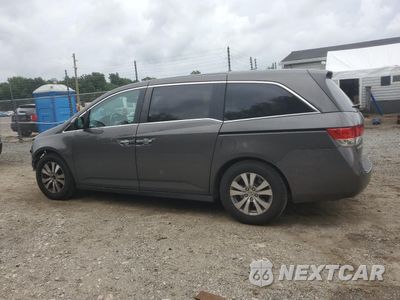 Drugie zdjęcie samochodu z przodu: 2014 HONDA ODYSSEY EXL VIN:5FNRL5H64EB023570 - miniatura