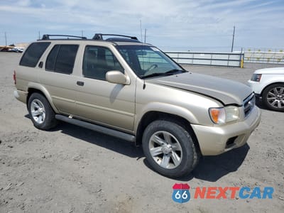 Czwarte zdjęcie samochodu z boku: 2002 NISSAN PATHFINDER LE VIN:JN8DR09Y52W737229 - miniatura