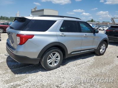 Trzecie zdjęcie samochodu z tyłu: 2020 FORD EXPLORER XLT VIN:1FMSK8DH3LGC80747 - miniatura
