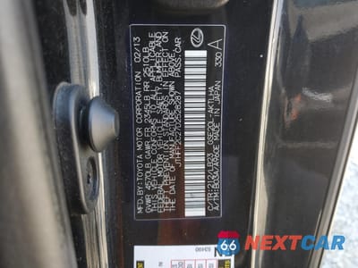 Zdjęcie 12 z 12 samochodu: 2013 LEXUS IS 250 VIN:JTHFF2C27D2528287 - miniatura