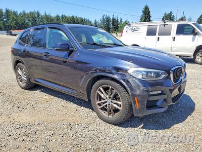 Czwarte zdjęcie samochodu z boku: 2019 BMW X3 SDRIVE30I VIN:5UXTR7C55KLF27604 - miniatura