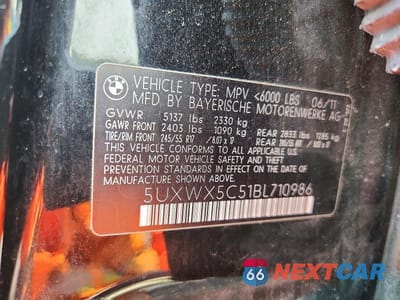 Zdjęcie 14 z 14 samochodu: 2011 BMW X3 XDRIVE28I VIN:5UXWX5C51BL710986 - miniatura
