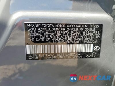 Zdjęcie 12 z 12 samochodu: 2025 LEXUS IS 350 F SPORT VIN:JTHGZ1B25S5094468 - miniatura