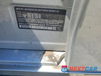 Zdjęcie 12 z 12 samochodu: 2019 BMW 5ER XI VIN:WBAJA7C56KWW24223 - miniatura