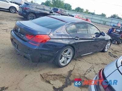 Trzecie zdjęcie samochodu z tyłu: 2014 BMW 650 I GRAN COUPE VIN:WBA6B2C5XED128816 - miniatura