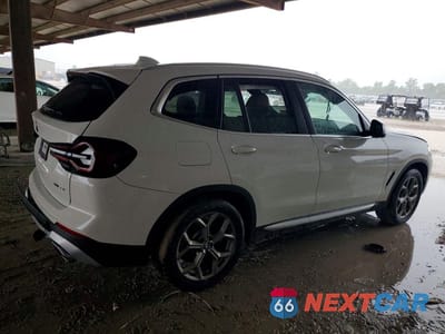 Trzecie zdjęcie samochodu z tyłu: 2022 BMW X3 SDRIVE30I VIN:5UX43DP05N9N28737 - miniatura