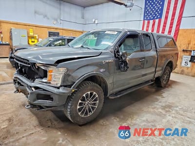 2018 FORD F150 SUPER CAB 1FTFX1E54JFE08418 - główne zdjęcie licytacji z USA - miniatura