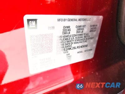 Zdjęcie 13 z 13 samochodu: 2020 GMC YUKON XL DENALI VIN:1GKS1HKJ5LR240658 - miniatura