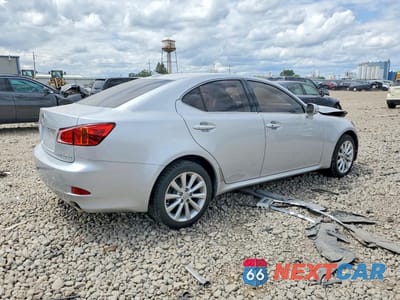Trzecie zdjęcie samochodu z tyłu: 2010 LEXUS IS 250 VIN:JTHCF5C27A2034303 - miniatura