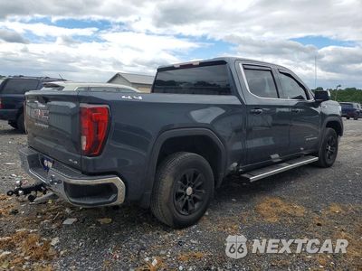 Trzecie zdjęcie samochodu z tyłu: 2021 GMC SIERRA K1500 SLE VIN:1GTU9BED5MZ152209 - miniatura