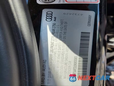 Zdjęcie 13 z 13 samochodu: 2018 AUDI A6 PREMIUM VIN:WAUF3AFCXJN063083 - miniatura