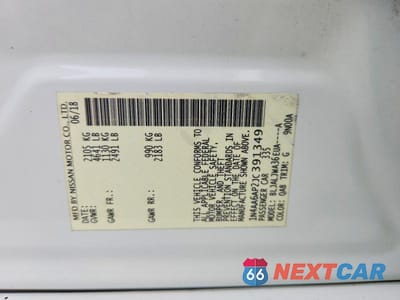 Zdjęcie 12 z 12 samochodu: 2018 NISSAN MAXIMA 3.5 SV VIN:1N4AA6AP2JC391349 - miniatura