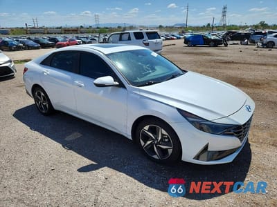 Czwarte zdjęcie samochodu z boku: 2022 HYUNDAI ELANTRA LIMITED VIN:5NPLP4AG8NH053549 - miniatura
