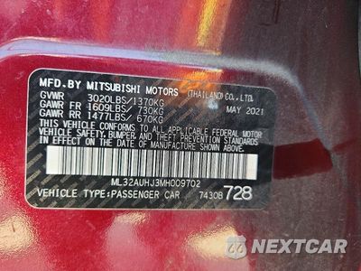 Zdjęcie 13 z 13 samochodu: 2021 MITSUBISHI MIRAGE ES VIN:ML32AUHJ3MH009702 - miniatura