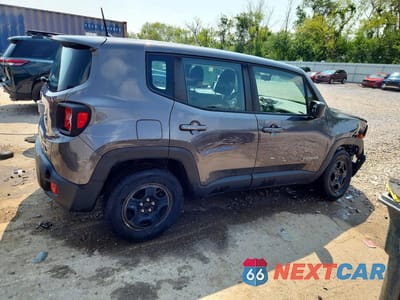 Trzecie zdjęcie samochodu z tyłu: 2018 JEEP RENEGADE SPORT VIN:ZACCJBAB0JPH99778 - miniatura