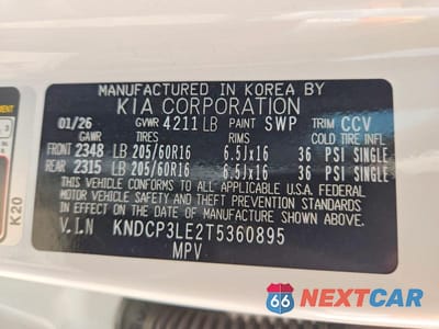 Zdjęcie 13 z 13 samochodu: 2026 KIA NIRO LX VIN:KNDCP3LE2T5360895 - miniatura