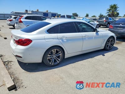 Trzecie zdjęcie samochodu z tyłu: 2018 BMW 430I GRAN COUPE VIN:WBA4J1C55JBG80480 - miniatura