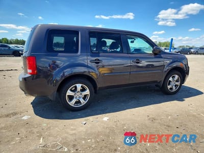 Trzecie zdjęcie samochodu z tyłu: 2013 HONDA PILOT EXL VIN:5FNYF4H53DB040525 - miniatura