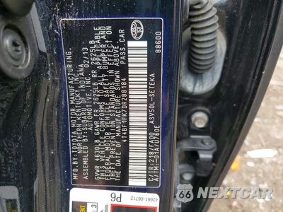 Zdjęcie 12 z 12 samochodu: 2013 TOYOTA CAMRY L VIN:4T4BF1FK7DR288184 - miniatura