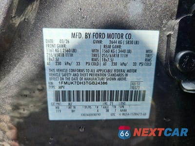 Zdjęcie 13 z 13 samochodu: 2026 FORD EXPLORER ACTIVE VIN:1FMUK7DH3TGB24386 - miniatura