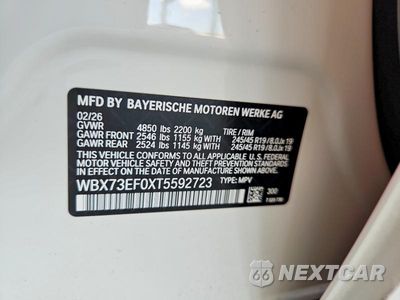 Zdjęcie 13 z 13 samochodu: 2026 BMW X1 XDRIVE28I VIN:WBX73EF0XT5592723 - miniatura