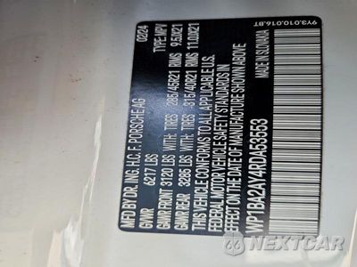 Zdjęcie 13 z 13 samochodu: 2024 PORSCHE CAYENNE COUPE VIN:WP1BA2AY4RDA53553 - miniatura