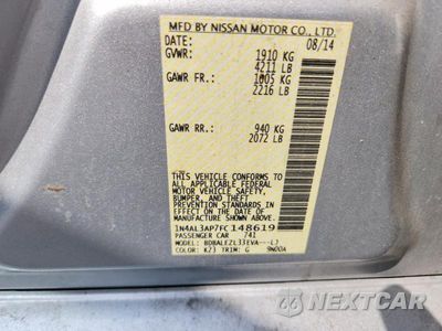 Zdjęcie 12 z 12 samochodu: 2015 NISSAN ALTIMA 2.5 S VIN:1N4AL3AP7FC148619 - miniatura