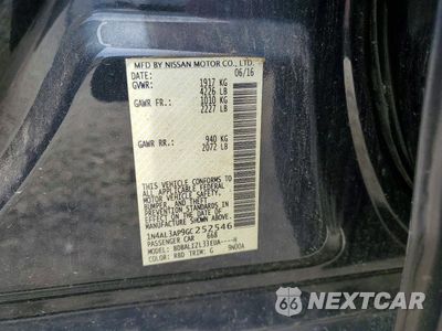 Zdjęcie 12 z 12 samochodu: 2016 NISSAN ALTIMA 2.5 SV VIN:1N4AL3AP9GC252546 - miniatura