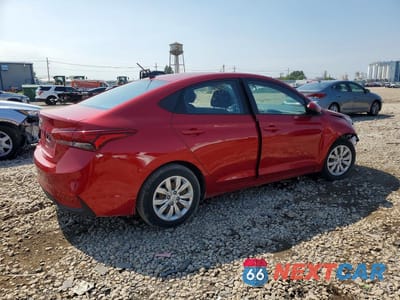 Trzecie zdjęcie samochodu z tyłu: 2019 HYUNDAI ACCENT SE VIN:3KPC24A36KE069955 - miniatura