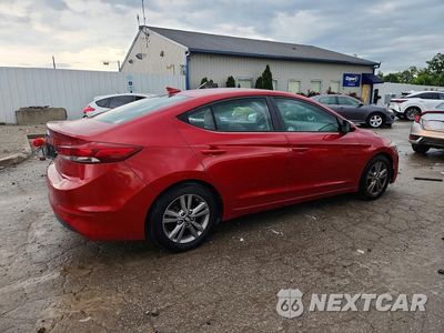 Trzecie zdjęcie samochodu z tyłu: 2018 HYUNDAI ELANTRA SEL VIN:5NPD84LF8JH217723 - miniatura