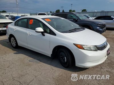 Czwarte zdjęcie samochodu z boku: 2012 HONDA CIVIC LX VIN:19XFB2F53CE005501 - miniatura